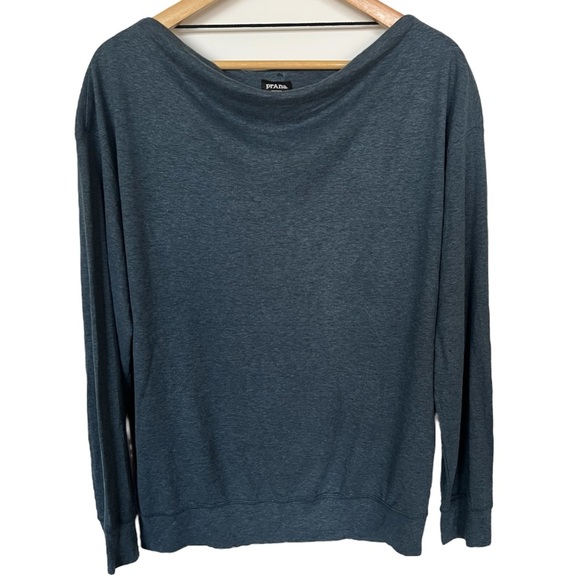 NWT prAna Dark Sky Heather Cozy Up Aires Top size Medium - Picture 4 of 10